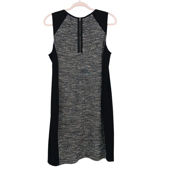 Eileen Fisher Tweed Jacket Dress Suit Set Medium Black Gray Officecore Business - Picture 8 of 16